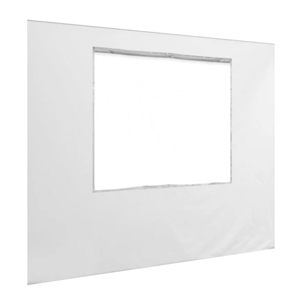 Seitenwand mit Fenster, 3m, weiss Seitenwand mit Fenster, 3m, weiss