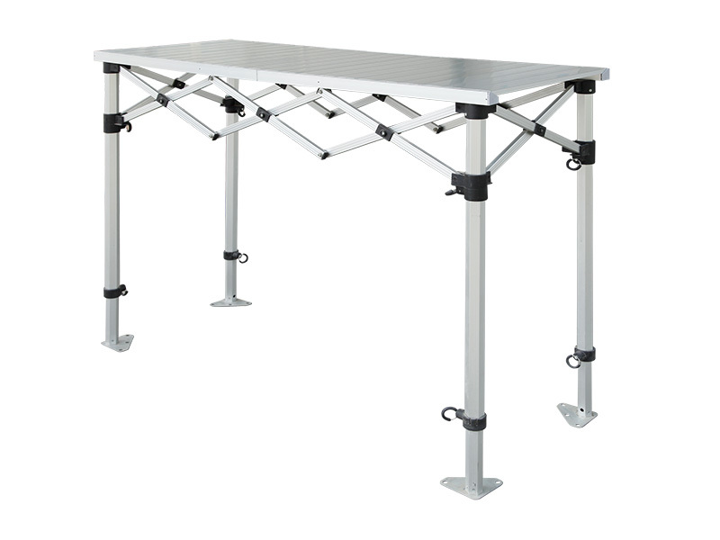 Aluminium Theke extra stark, faltbar, 150 cm Aluminium Theke extra stark, faltbar, 150 cm
