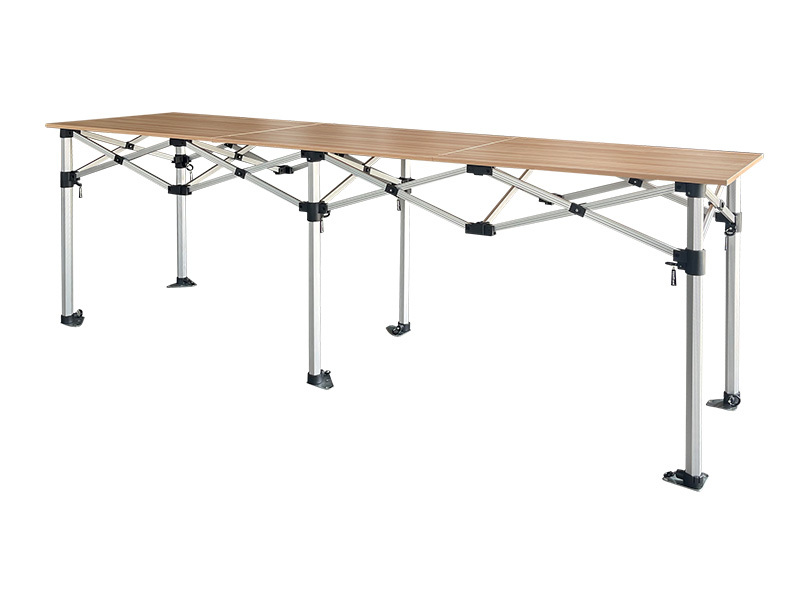 Comptoir en aluminium super solide, pliable, 300 cm
