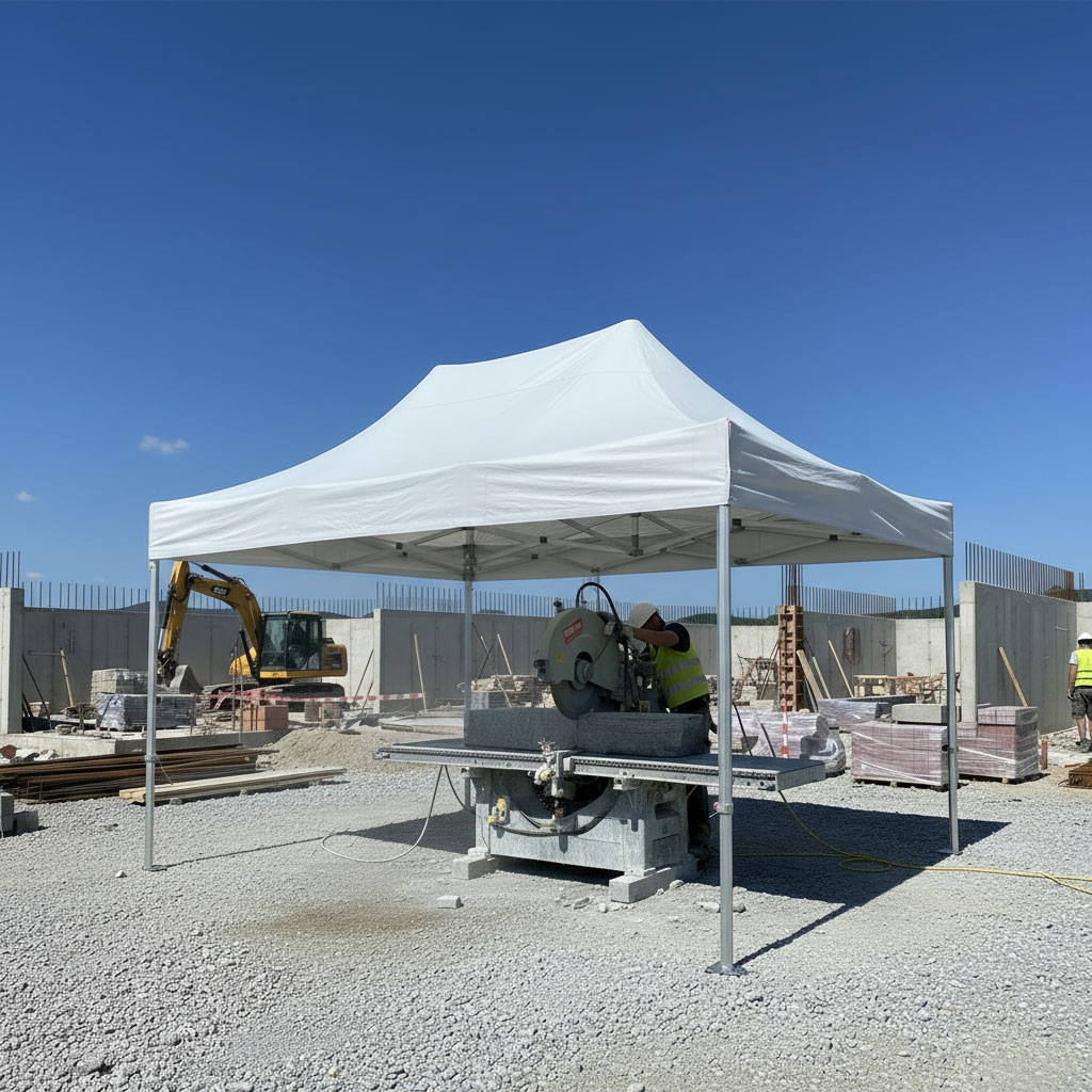 Master Arbeitszelt 3 x 4.5 m, weiss