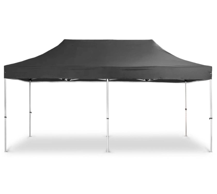 Profi Faltpavillon 3 x 6m, schwarz Profi Faltpavillon 3 x 6m, schwarz